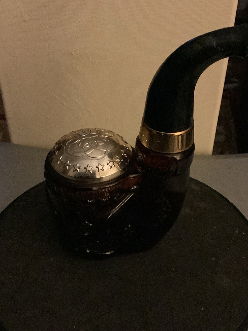Empty Vintage Avon American Eagle Pipe Decanter